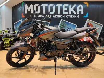 Мотоцикл дорожный BAJAJ (Баджадж) Pulsar 180 чёрный/оранжевый с ПТС