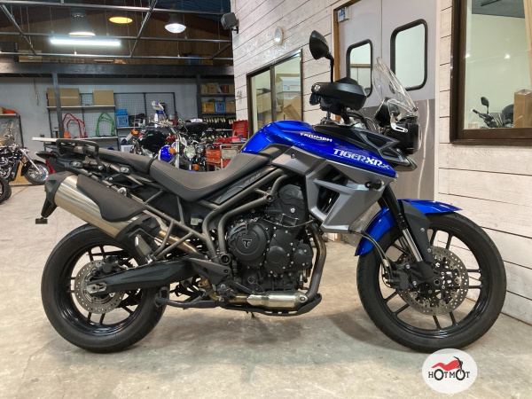 Мотоцикл TRIUMPH Tiger 800 2015, СИНИЙ пробег 32719 с ПТС | Мототека