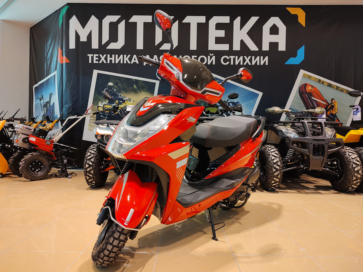 Скутер Мотомир SCIROCCO 49.9 (110) красный
