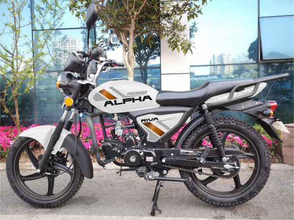 Мопед PROMAX (Промакс) ALPHA RIVA 49 (130) белый | Мототека Мопед PROMAX (Промакс) ALPHA RIVA 49 (130) белый | Мототека